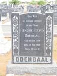 ODENDAAL Hendrik Petrus 1874-1950