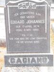 GAGIANO Eduard Johannes 1874-1960