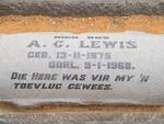 LEWIS A.C. 1875-1968