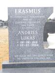 ERASMUS Andries Lukas 1918-2004