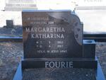FOURIE Margaretha Katharina 1922-1987