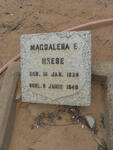 HEESE Magdalena E. 1938-1940