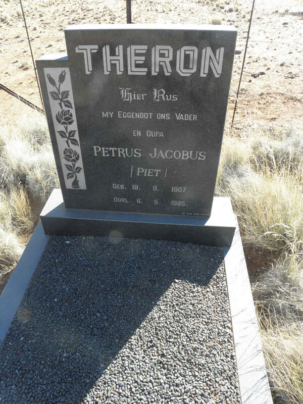 THERON Petrus Jacobus 1907-1985