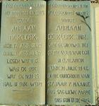 KLERK  Adriaan, de 1859-1939 :: DE KLERK Adriaan  -1942