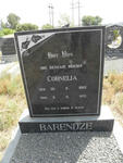 BARENDZE Cornelia 1868-1972