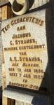 STRAUSS Jacobus C. 1858-1923 & Anna Elizabeth BASSON