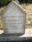BENEKE Johanna Jacoba 1921-1978