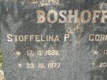 BOSHOFF Cornelius J. 1886-1965 &