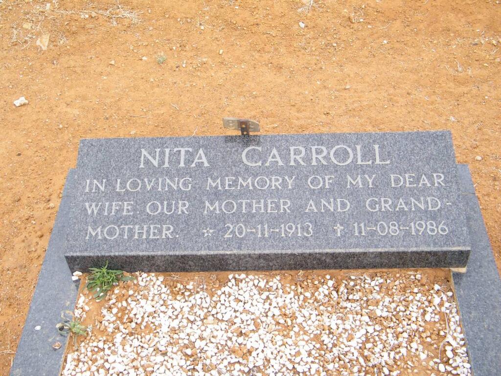 CARROLL Nita 1913-1986