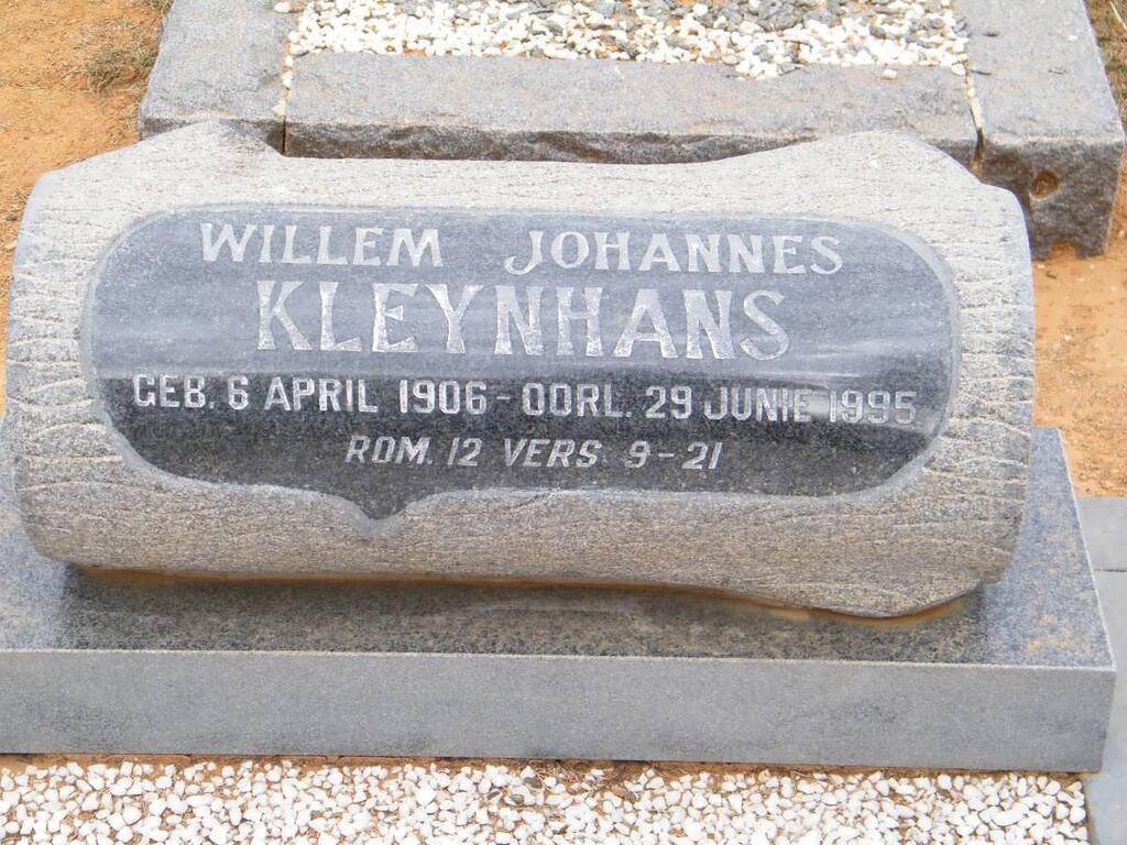 KLEYNHANS Willem Johannes 1906-1995