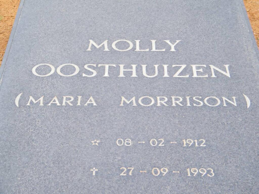OOSTHUIZEN Maria Morrison 1912-1993