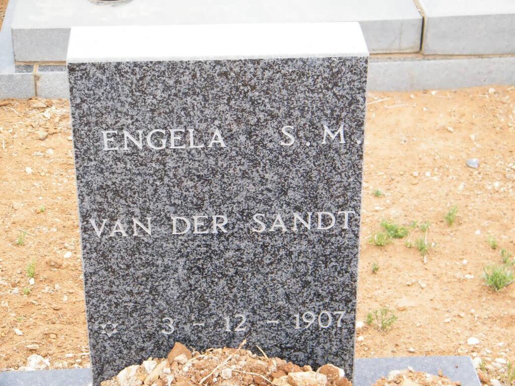 SANDT Engela S.M., van der 1907-