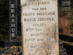 ERASMUS Maria Johanna 1895-1896