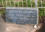 BROOKSHAW Leslie Samuel -1945 & Loveday Ann -1927