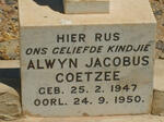 COETZEE Alwyn Jacobus 1947-1950