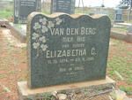 BERG Elizabeth C., van den 1874-1954