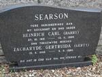 SEARSON Heinrich Carl 1891-1968 & Zacharyde Gertruida 1896-1982