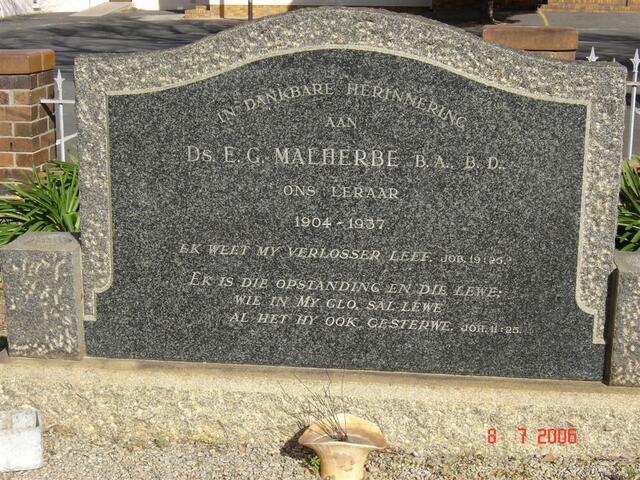 MALHERBE E.G. 1904-1937