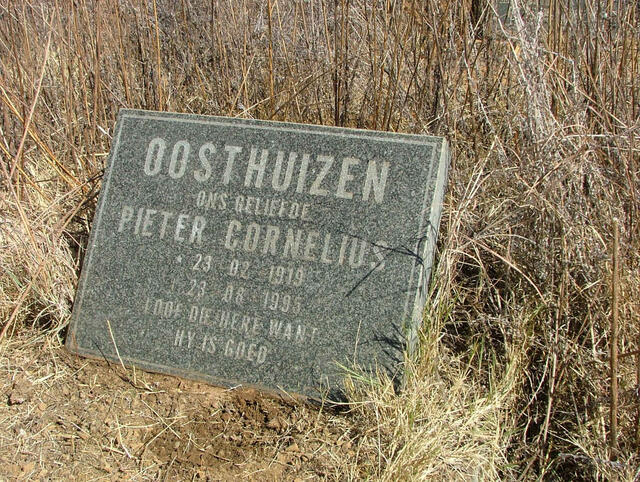 OOSTHUIZEN Pieter Cornelius 1919-1995