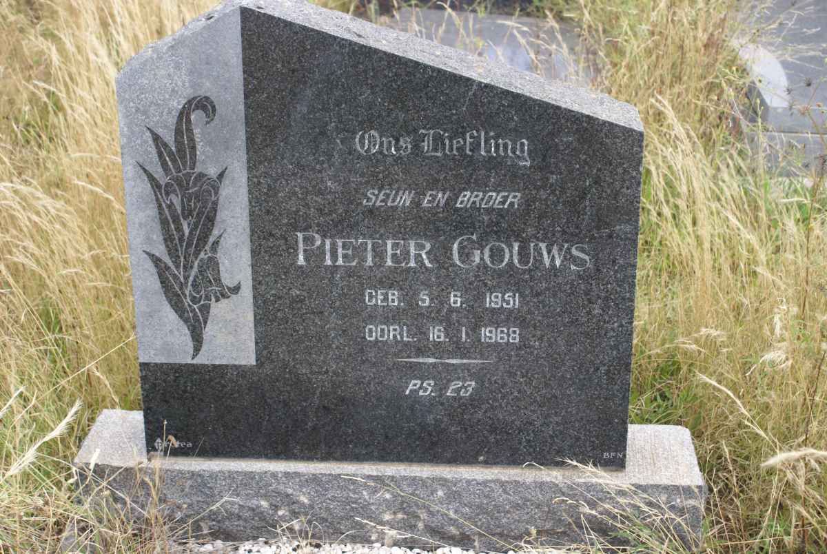 GOUWS Pieter 1951-1968