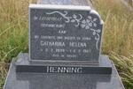 HENNING Catharina Helena 1898-1967