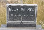 PELSER Ella 1913-1991