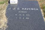 HAVENGA J.J.D. 1932-1981