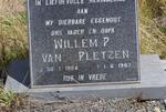 PLETZEN Willem P., van 1924-1983