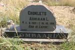 CHOKLETS Adriaan L. 1921-1991