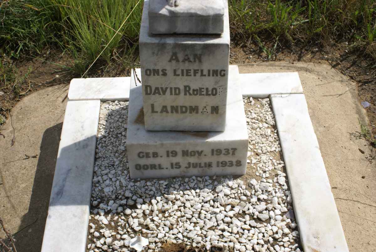 LANDMAN David Roelof 1937-1938