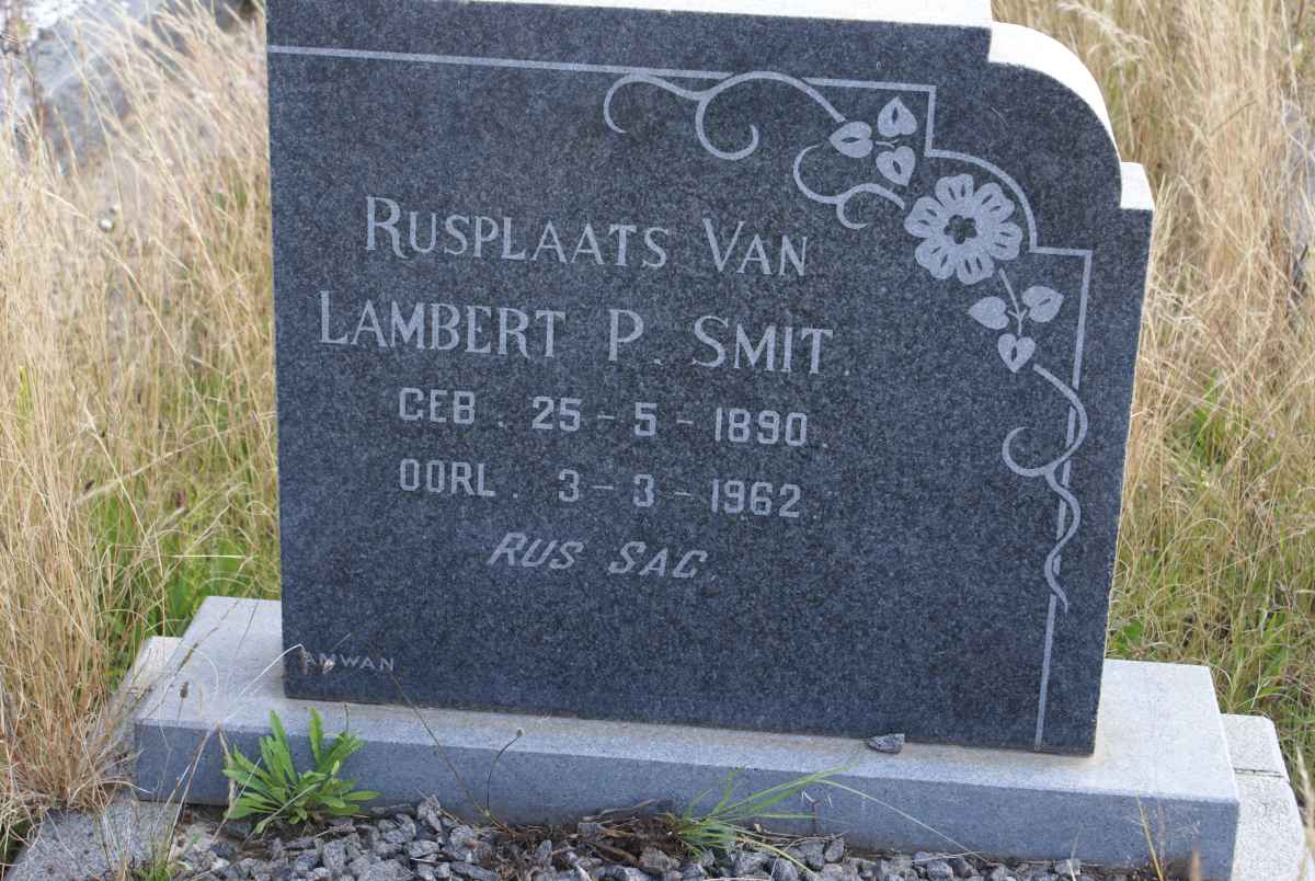 SMIT Lambert P. 1890-1962