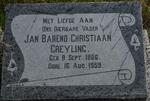 GREYLING Jan Barend Christiaan 1886-1959