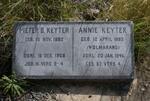 KEYTER Pieter B. 1882-1968 & Annie WOLMARANS -1946