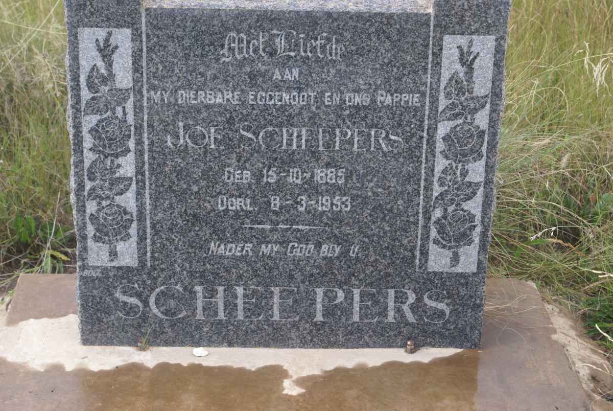 SCHEEPERS Joe 1885-1953