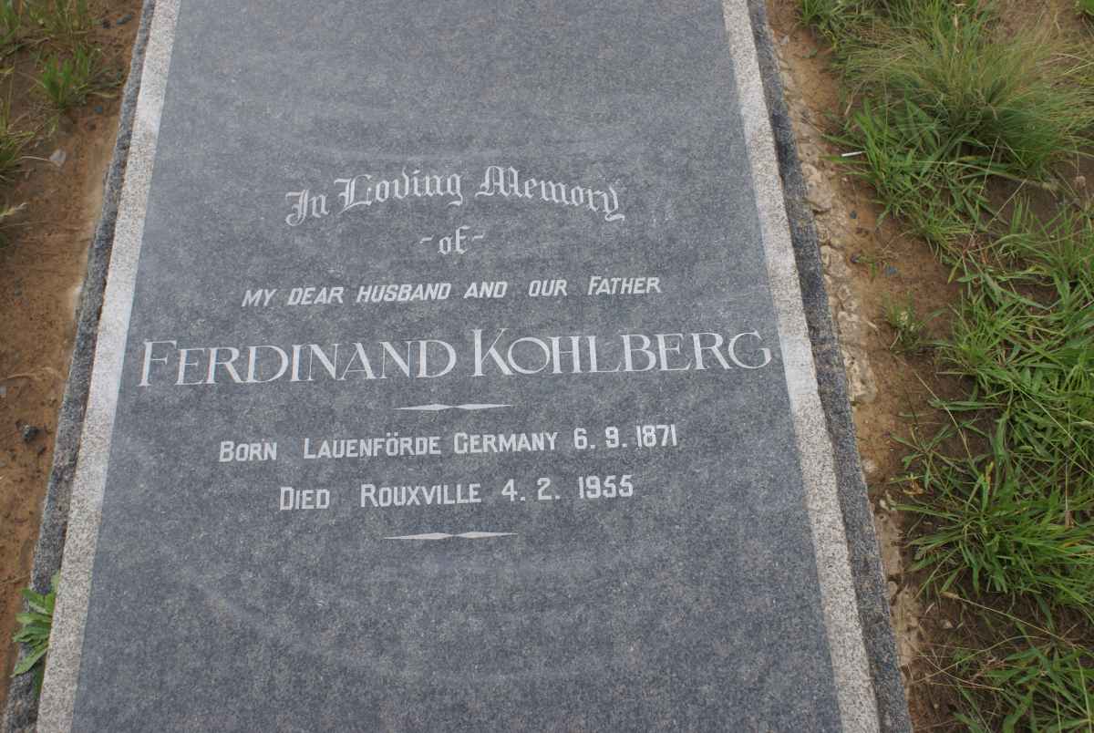 KOHLBERG Ferdinand 1871-1955
