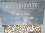 BADENHORST Dina Maria 1879-1973