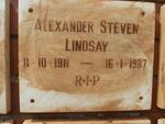 LINDSAY Alexander Steven 1911-1987