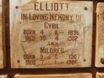 ELLIOTT Cyril 1896-1982 & Mildred 1907-1986