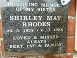RHODES Shirley May 1938-1988
