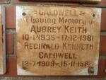 CALDWELL Aubrey Keith 1935-1981 :: CALDWELL Reginald Kenneth 1909-1982