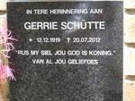 SCHÜTTE Gerrie 1919-2012