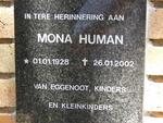 HUMAN Mona 1928-2002