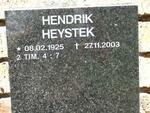 HEYSTEK Hendrik 1925-2003
