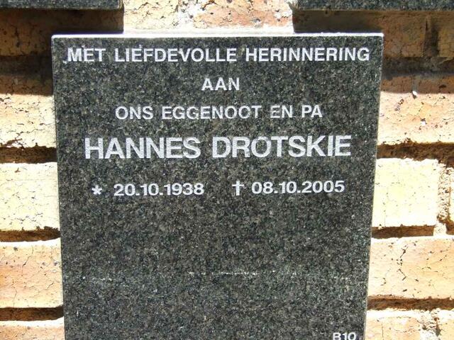 DROTSKIE Hannes 1938-2005