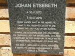 ETSEBETH Johan 1972-2010