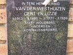 WESTHUIZEN Gert, van der 1913-1991 & Lizzie 1921-1986