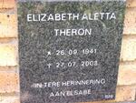 THERON Elizabeth Aletta 1941-2003
