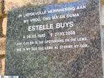 BUYS Estelle 1940-2008