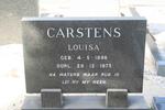 CARSTENS Louisa 1896-1973