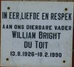 TOIT William Bright, du 1926-1990